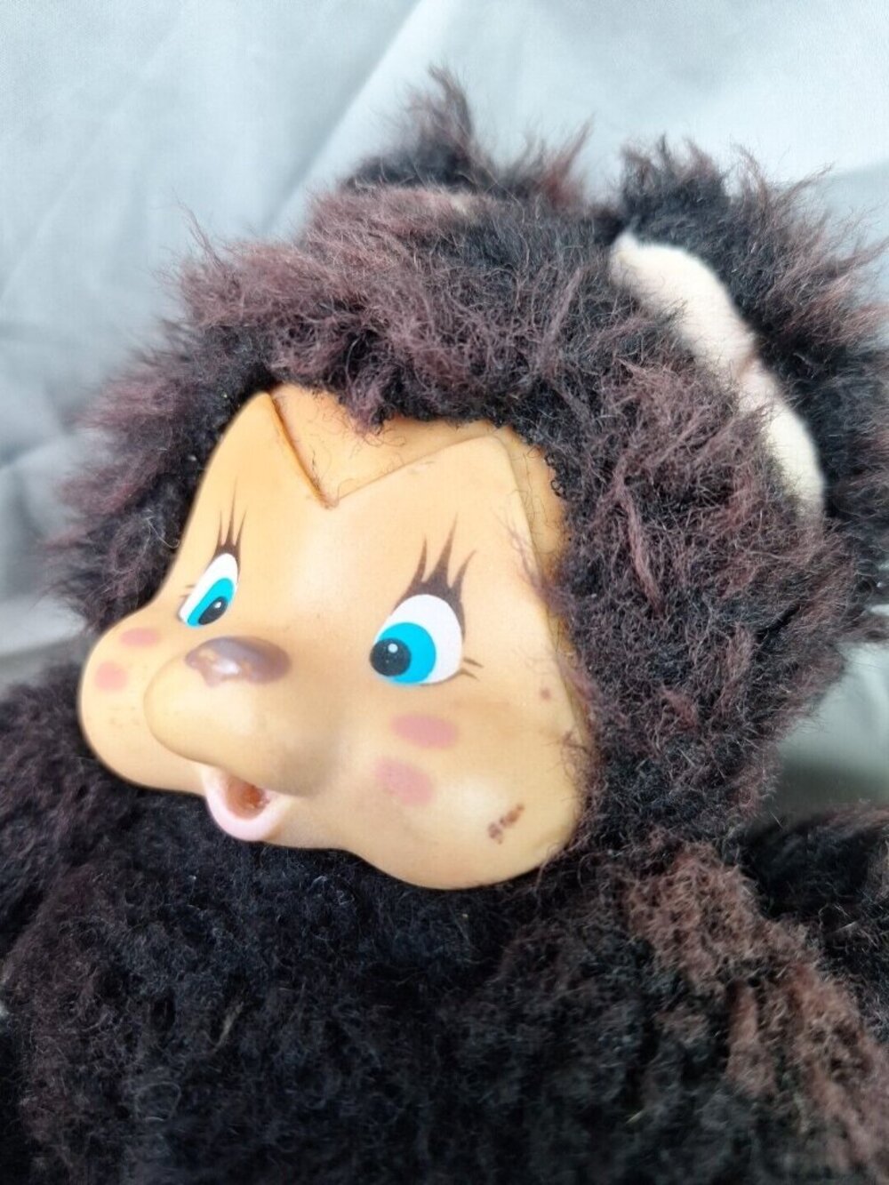 Nyamy Washino Kitten Felina Sucking Thumb Plush Black 7" Vintage 1979 READ - Picture 10 of 15